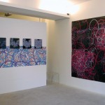 Lenticular mounted on alu-dibon, 2.15 x 2.15 m total (4 panels)