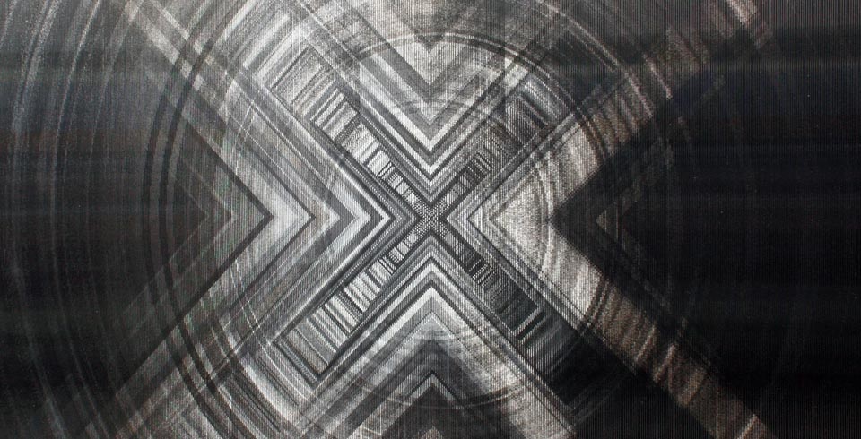 Sign_Xplosion (PSP), 2008 / Lenticular print on aluminum composite, 2.40 × 2.40 m (4 panels)