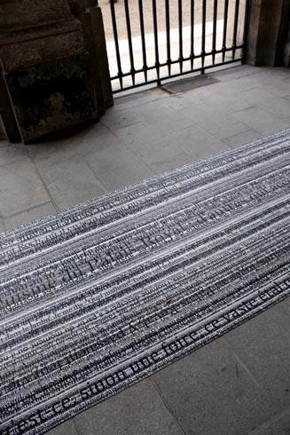 Site-specific floor print installation, 252 m x 1.30 m