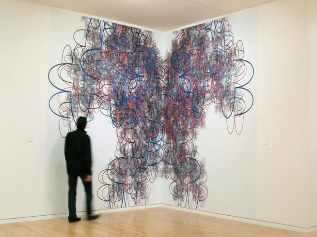 Antisana II / Recreated in 2008 at Block Museum, Chicago, US / Site specific digital print installation, 5.50 x 3.80 m