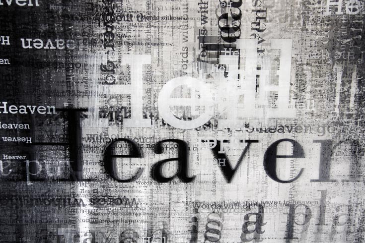 Hell_Heaven (B3), 2011 / Lenticular print on aluminum composite, 0.90 × 1.20 m