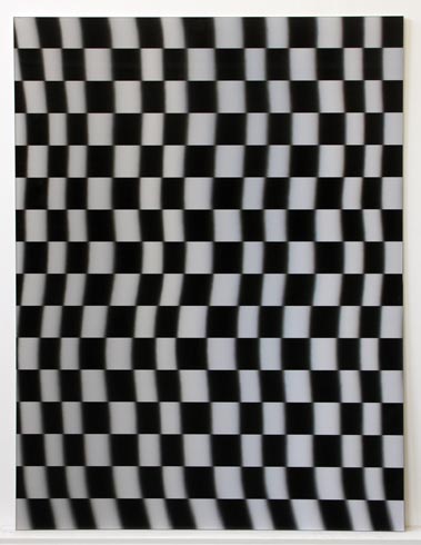 Post-Digital Grid, 2012 / Lenticular print on aluminum composite, 0.90 × 1.20 m