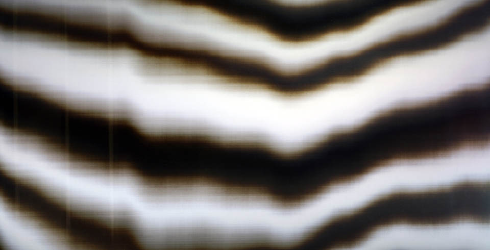 Post-Digital Mirror (X3), 2013 / Lenticular print on aluminum composite, 2.20 × 1.10 m