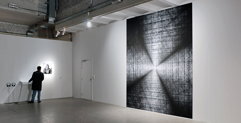 The Limits of Control, 2016 / Connected, Centrale for contemporary art, Brussels, BE / Site-specific wall print installation, Pigment print on synthetic paper, 3.00 m x 3.70 m