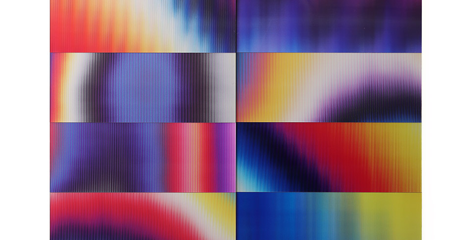 Post-Digital Surface (Remix) (T2), 2023 / Lenticular print on aluminum composite / 1.20 x 1.80 m