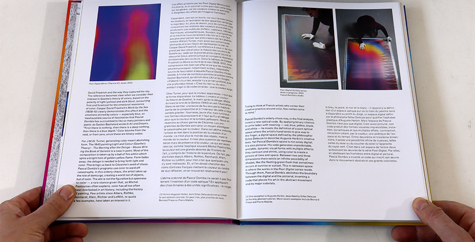 Monograph : Pascal Dombis / Post-Digital, 224 pages (200 color ill.), 23 x 29 cm, bilingual edition (English / French), Edited by Skira